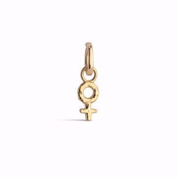 Enamel Copenhagen Charm Feminine Power. Forgylt sølv. 