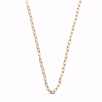 Enamel Copenhagen Halskjede Medium Charm. Forgylt sølv, regulerbar lengde. 