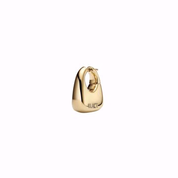 Maria Black Tote Øredobb Gold Medium. Forgylt sølv. 