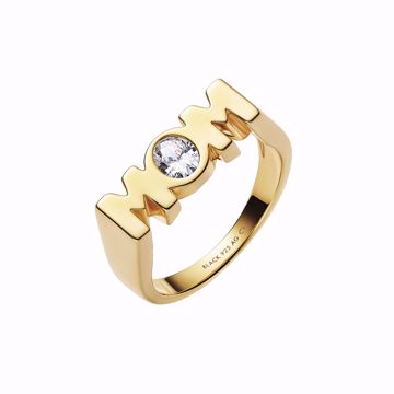 Maria Black Mom Royal Ring Gold. Forgylt sølv med zirkonia. 