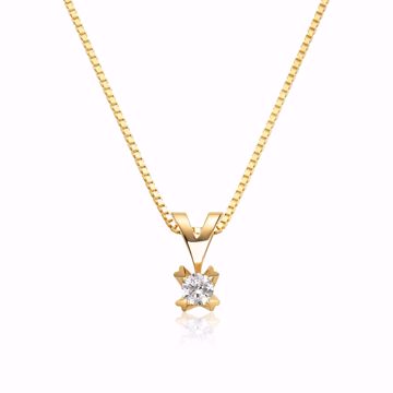 Ingrid Diamantanheng - 585 gult gull 0,10 ct. W/P1