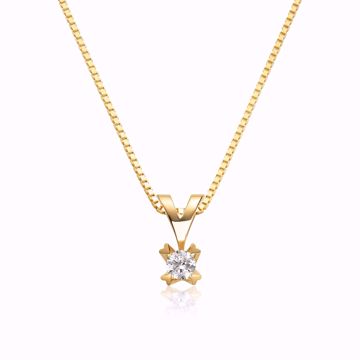 Ingrid Enstens Diamantanheng - 585 gult gull 0,10 ct. WP1