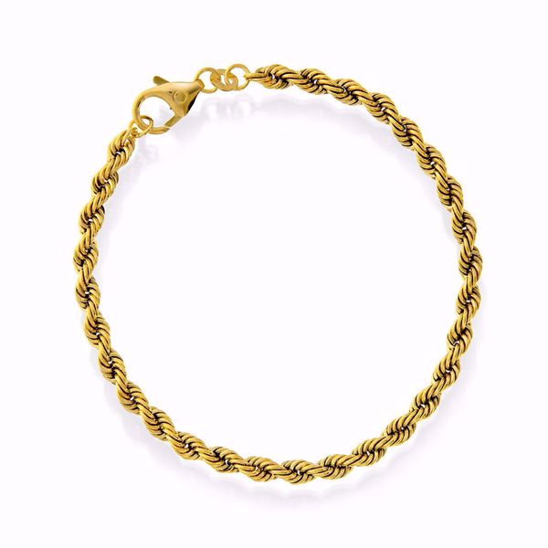 Gullarmbånd Cordell 585 gult gull 4,4 mm. 19 cm. 