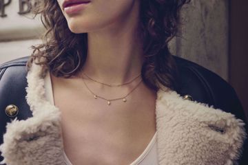 Maanesten Lea Halskjede - 925 forgylt sterlingsølv. 