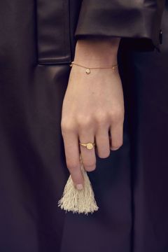Maanesten Magdalena Ring - 925 forgylt sterlingsølv. 