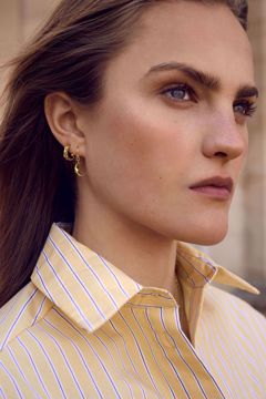 Maanesten Moonie Øredobber - 925 forgylt sølv.