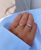 Spirit Icons Sunrise Diamantring - 585 gult gull 0,175 ct. WVS. 
