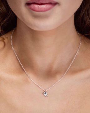 Maria Nilsdotter Halskjede Tiny Tuvstarrs Heart - 925 sølv. 