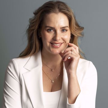 EC 1914 Diamantanheng Superstar - 585 hvitt gull 0,26 ct. TWSI.