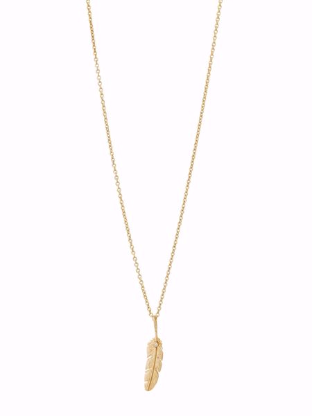 Heiring Feather Diamantanheng - 585 gult gull 0,02 ct. WVS