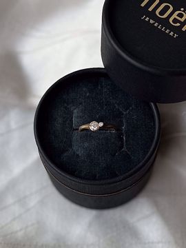 Twist Diamantring 585 gult gull 0,27 ct. TWVS