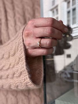 Twist Diamantring 585 gult gull 0,27 ct. TWVS