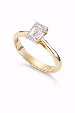 Estelle Diamantring lab-grown, 585 gult gull 3,00 ct. RVS. 