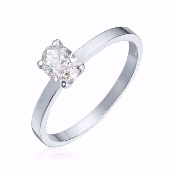 Olivia Diamantring Lab-grown,  585 hvitt gull 1,01 ct. R/VS