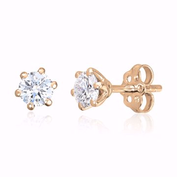 Maud Enstens Diamantøredobber - 585 gult gull 0,30 ct. WP1