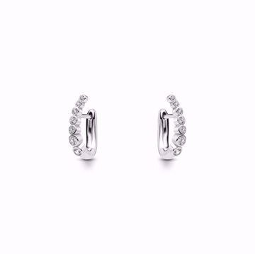 Maria Black Arc Huggie Silver Øreringer. 