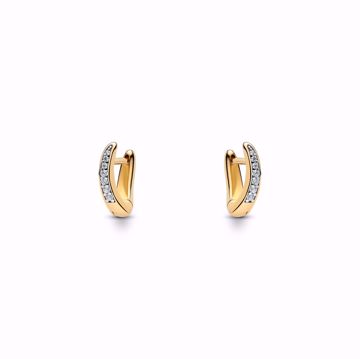 Maria Black Sino Huggie Small Gold Øreringer.