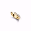 Maria Black Curvo Pave Ear Cuff Gold. Vist bakfra. 
