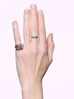 Maria Black Swan Signet Ring Silver, modell.