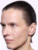 Maria Black Curl Ear Cuff Small Silver, modell.  