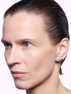 Maria Black Coil Studs Silver Øredobber. 