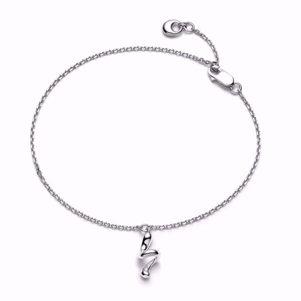 Maria Black Coil Armbånd Silver. 